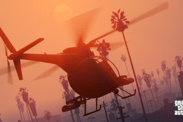 Grand Theft Auto 5 - Sunset Helicopter Ride