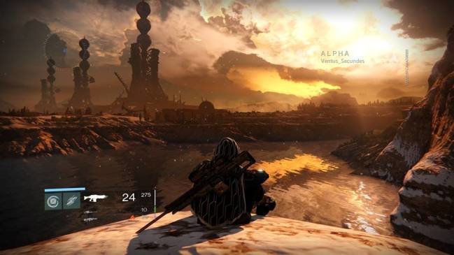 destiny alpha landscape gameplay on ps4